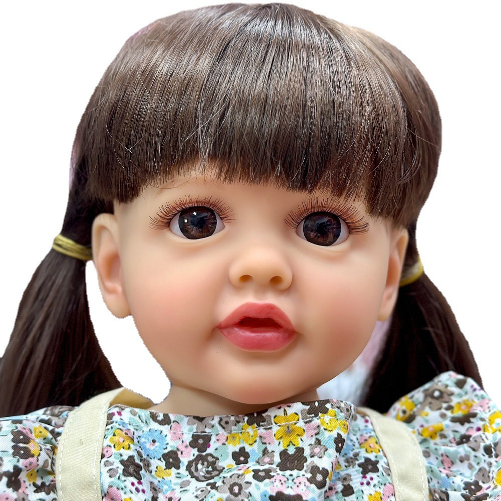 Muñecas transfronterizas de venta caliente para niños muñecas tiemblan juguetes de chicas pesadas acompañantes lotes de simulación muñecas suaves