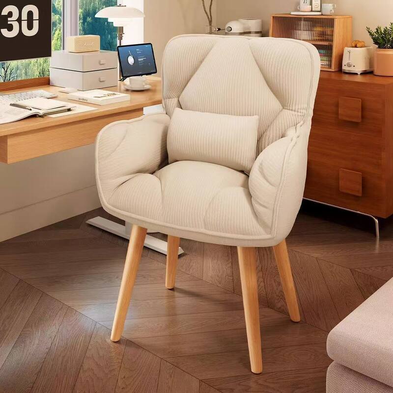 Computer Chair, Home Comfortable Desk Chair, College Dormitory Chair, Backrest Study Office Chair, Bedroom Makeup Chair Computer Chair, Home Comfortable Desk Chair, College Dormitory Chair, Backrest Study Office Chair, Bedroom Makeup Chair