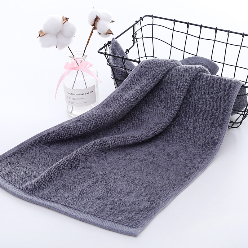 회색 수건 100g 21 가닥 34*70