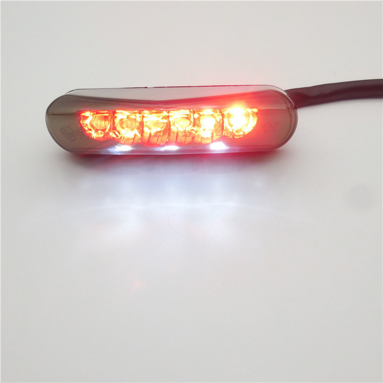 CH-2041B electric scooter modified LED rear tail light scooter triangle brake light motorcycle tail light
