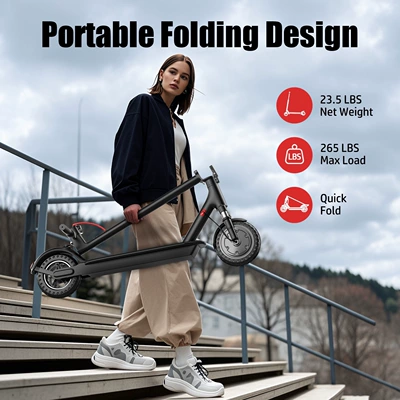 Portable foldable lithium battery electric scooter, two-wheeled lightweight commuter vehicle, popular cross-border electric vehicle (Qatlanan elektrik skuterlər)