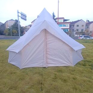 Outdoor Yurt Tent Family Camp Warm Hotel Large Space House Holiday Roof Pyramid Tent