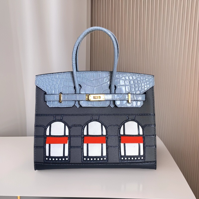 2025 New Style Genuine Leather Commuter Women's Bag Platinum House Bag High-End Fashion Versatile Women's Handbag
