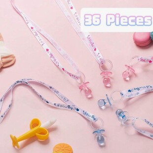 Cross-Border Baby Shower Decoration Acrylic Pacifier Baby Baptism DIY Small Gift Baby Full Moon Gift Return Gift