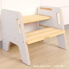 跨境布丁凳儿童洗漱台踩脚凳家用多功能防滑垫脚阶梯小换鞋凳跨境