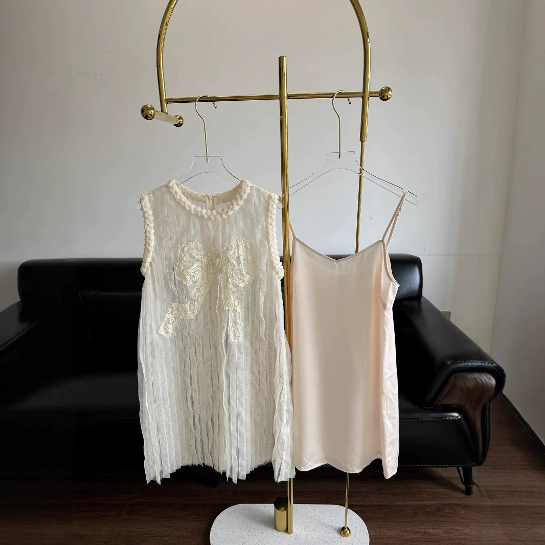 25ss новая летняя женская сетчатая кружевная юбка 250626