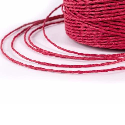300M raffia thread paper rope hook handbag hat bag handmade diy weaving colorful environmentally friendly double-stranded paper rope