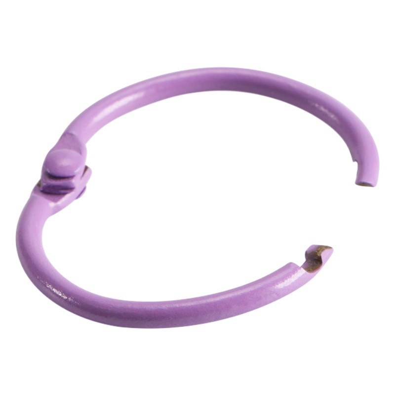 Color llavero colgante llavero bolsa decoración DIY accesorios metal pintura libro anillo tarjeta clave anillo