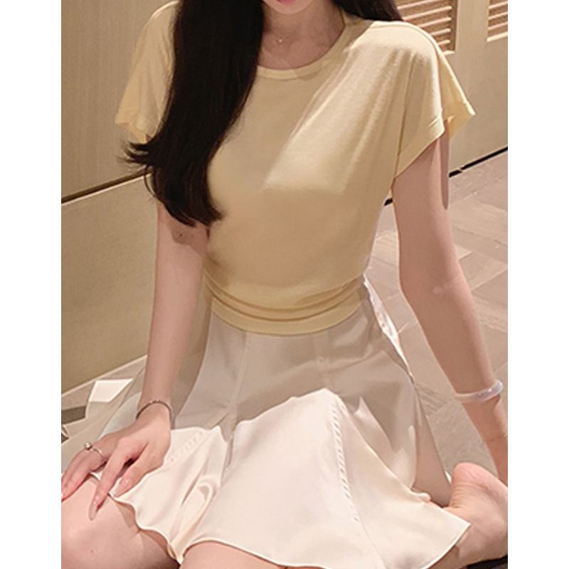 Jin Yi 累計販売4w!! 店舗の看板商品 口コミシルクT/快適で具現化された涼しさが2倍 2025