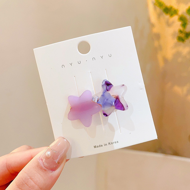 La nueva horquilla de dopamina rosa, la horquilla de flequillo lateral de alta calidad, los accesorios para el cabello de principios de primavera dulces y lindos, la pinza lateral de todo fósforo