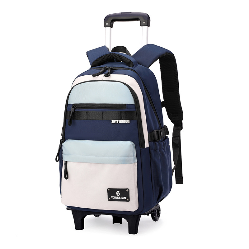 Mochila escolar natural de barra de arrastre de pescado de gran capacidad para estudiantes de secundaria