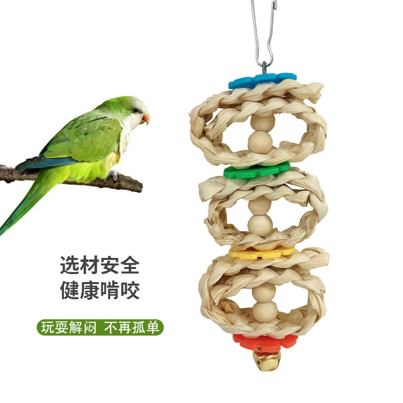 Попугай игрушка Кукурузные цветные снежные хлопья