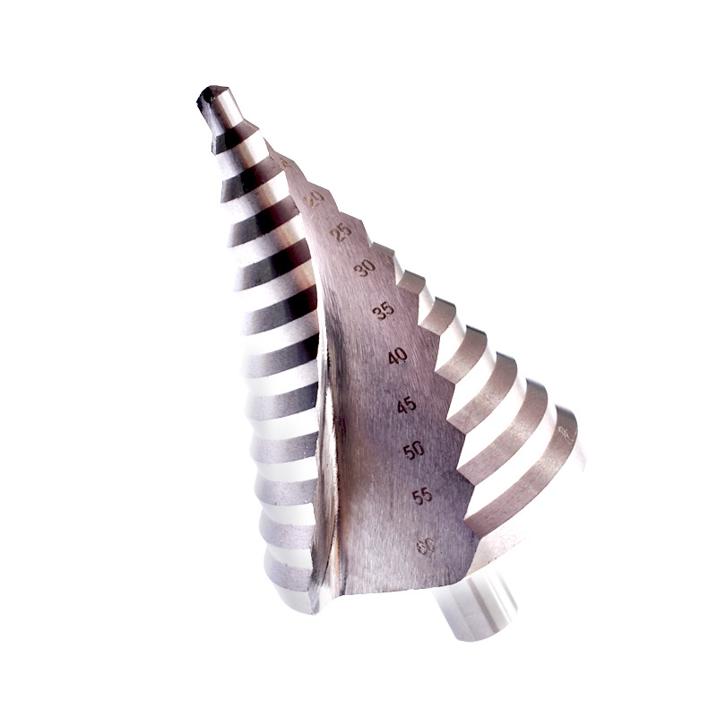 6-60mm螺旋階梯鑽高速鋼開孔器批發手電鑽打孔工具三角柄寶塔鑽頭