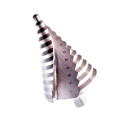 6-60mm螺旋階梯鑽高速鋼開孔器批發手電鑽打孔工具三角柄寶塔鑽頭