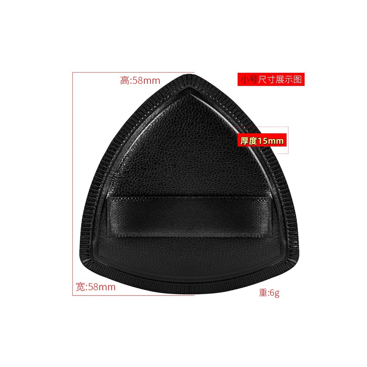 Puff de piña negra de alta calidad, súper suave, sin comer, base líquida, especial, doble cara, húmedo y seco, Puff genuino XL