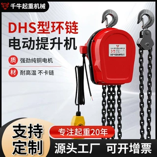 厂家电动葫芦380v倒链1/2/3/5/10吨220v小型吊机家用环链提升机