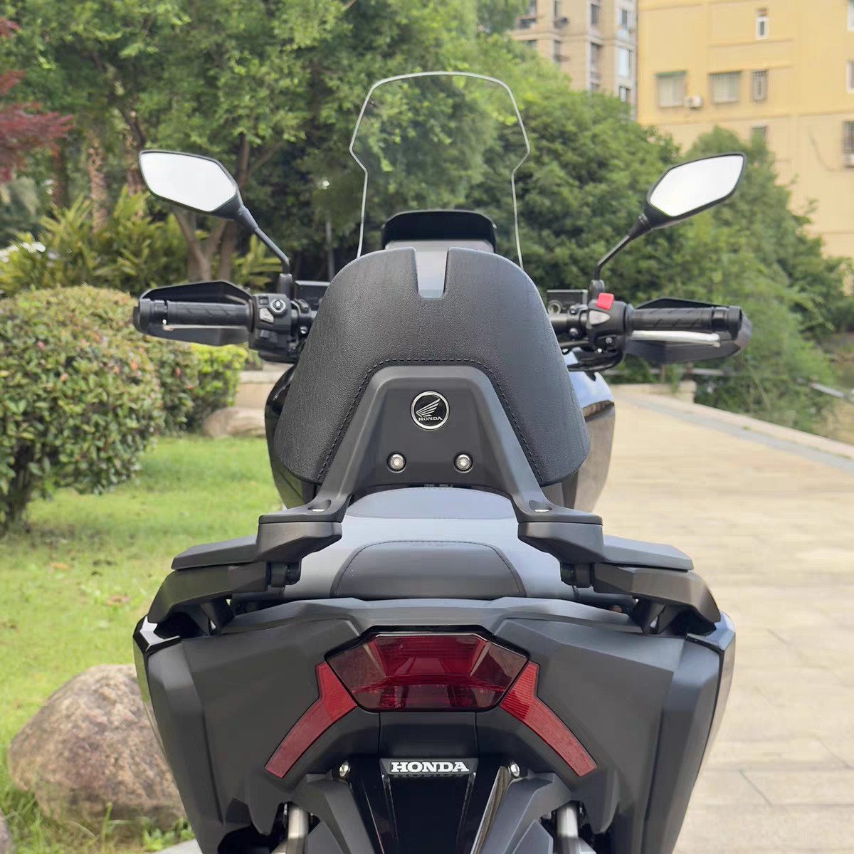 Suitable for Honda Adv350 Modified Aluminum Alloy Rear Backrest Adv Upgraded Backrest Honda Adv350