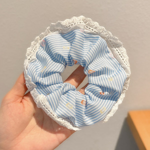 Anillo de cabello perezoso coreano cuerda de cabeza intestino grande niñas de alto nivel de la sensación de cabello de alta elasticidad correa de cabello de cabello super grande