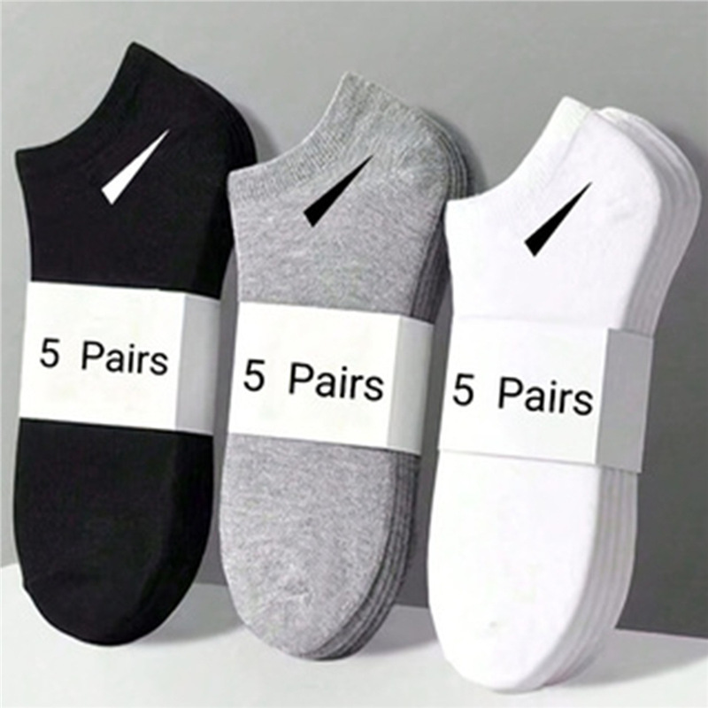 Nuevos productos transfronterizos para hombres calcetines de verano, calcetines de barco, calcetines negras, blancas, grises, planos, bajo, poco profundos, invisibles, calcetines de algodón delgados para hombres.