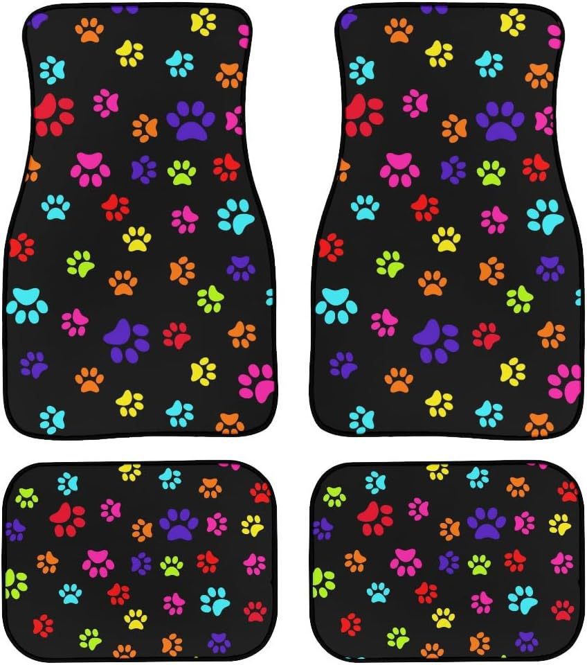 Temu Hot Selling Car Floor Mats Amazon Cross-Border American Flower Butterfly Easy to Clean Crystal Velvet Anti-Slip