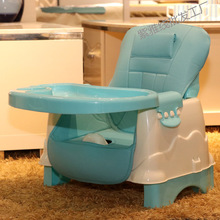 儿童宝宝餐椅婴儿餐桌多功能折叠家用便携座椅高背万向椅一件代发