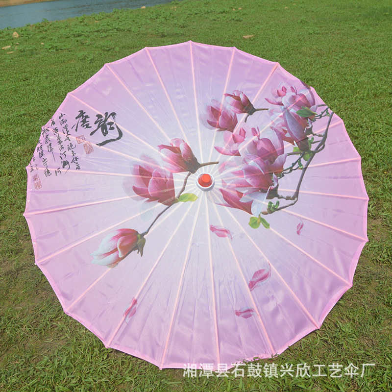 Paraguas de papel engrasado impermeable paraguas artesanal para niños paraguas decorativo antiguo accesorios de fotografía al aire libre impresión paraguas de baile al por mayor