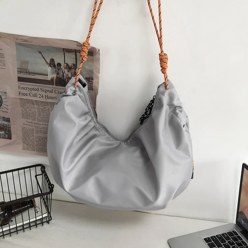 Men's bag new shoulder crossbody bag nylon sports large capacity travel men's backpack men's and women's shoulder bag