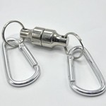 金属强力磁铁挂扣全金属防掉磁吸渔具抄网路亚钳挂钩磁力扣