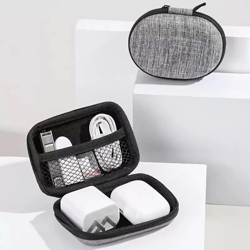 Multifunctional Bluetooth Headset Storage Bag, Eva Digital Bag, Power Bank Storage Bag, Earphone Bag, Data Cable Storage Box
