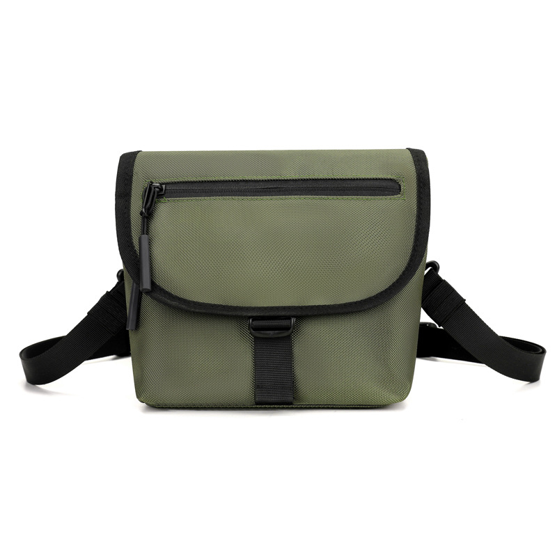 WEPOWER nueva bolsa de hombro con tapa pequeña neutral de estilo de Hong Kong, bolsa de viaje para teléfono móvil, bolsa de mensajero de hombro para desplazamientos diarios