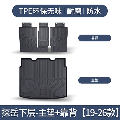 Automotive Supplies, 2026 Model — Trunk Mat - tanyue-lower-layer-main-pad-backrest-19-26-models-exclusive3d-high-edge-10090