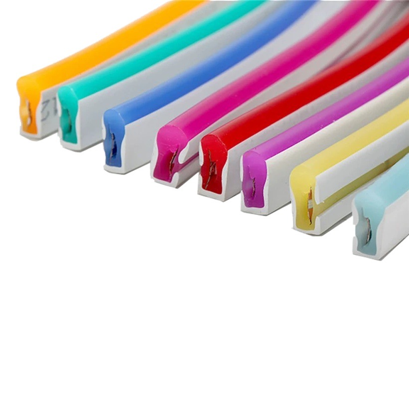 Tira de luz de neón inteligente flexible al aire libre Barra de luz LED 12V lámpara de baja tensión KTV al aire libre decorativa lámpara impermeable publicidad