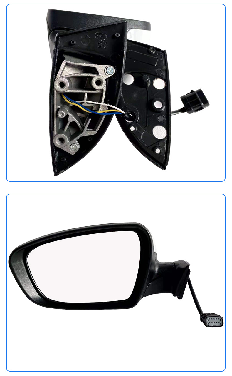 Suitable for Kia K3 Rearview Mirror Assembly, Models 11 to 18, K3 Rearview Mirror with Light, Heated Folding Mirror