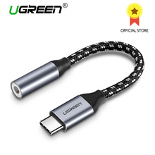 Ugreen Type C 3.5 Jack Earphone Cable USB C to 3.5mm AUX跨境