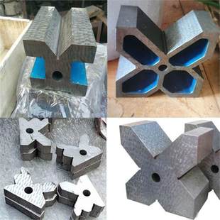 Cast Iron Single-Port V-Shaped Frame Scribing Three- or Four-Port V-Shaped Iron Inspection V-Shaped Block Measurement V-Shaped Frame V-Shaped Seat I-Shaped Fixture