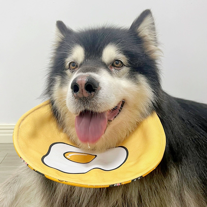 Домашние собаки Самостоятельное полотенце для слюны можно регулировать