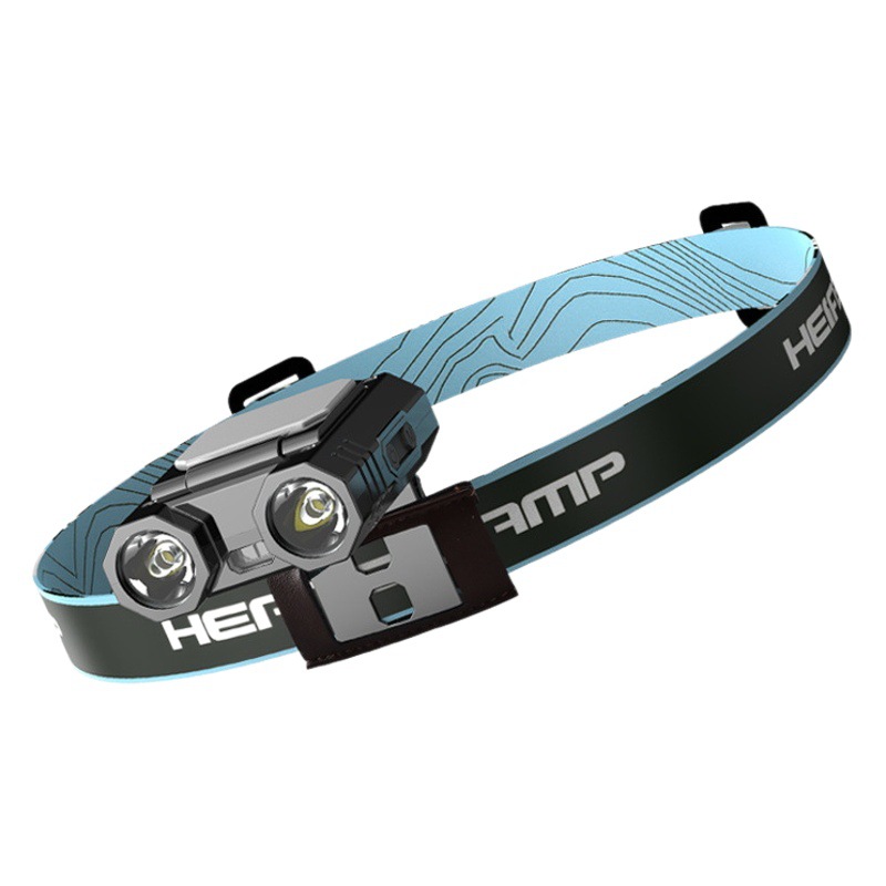 Sombrero clip luz inducción fuerte luz super brillante luz amarilla carga pequeño faro pesca especial super larga resistencia noche pesca montado en la cabeza