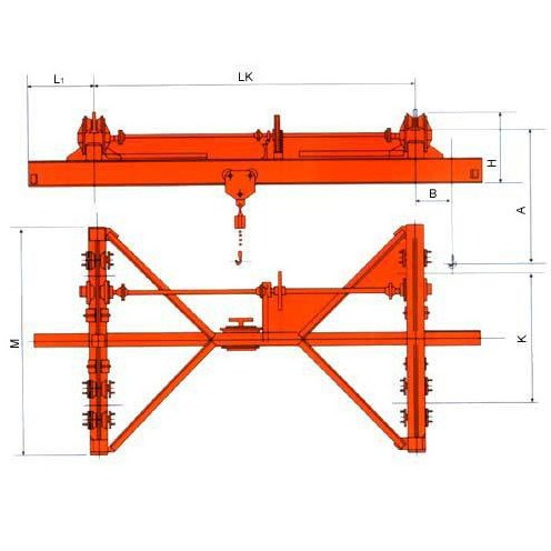1吨SDQ型手动单梁悬挂起重机 河南矿山矿源