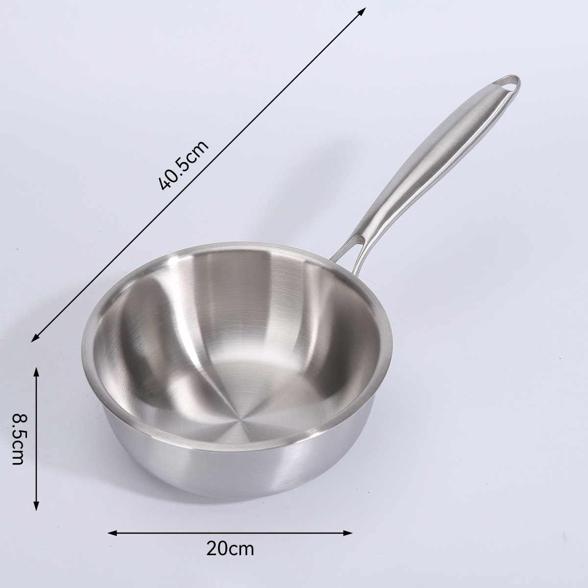Tacho de leite em aço inox antiaderente para comida de bebé_voghion.com