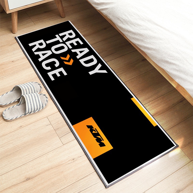 Cross-Border Dropshipping Off-Road Motorcycle Display Special Mat Advertising Logo Printing Bedroom Decoration Bedside Blanket Ready for Dropshipping