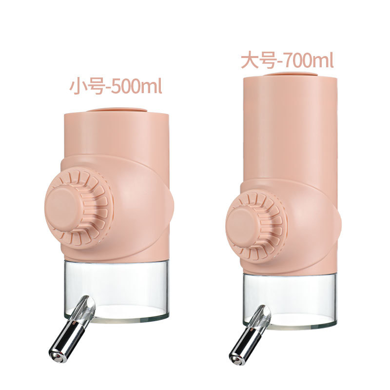 Dispensador automático de agua para perros jaula de perro colgando botella de agua para mascotas alimentador de agua automático bola lamiendo alimentador de agua