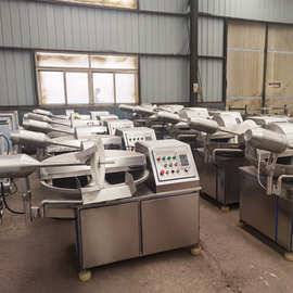 全自动变频肉馅斩拌机 三齐机械型号齐全 肉类蔬菜快速切碎机器