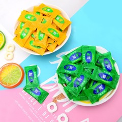 前台酒店招待糖果薄荷味火鍋店圈圈糖強勁清涼薄荷糖散裝批發