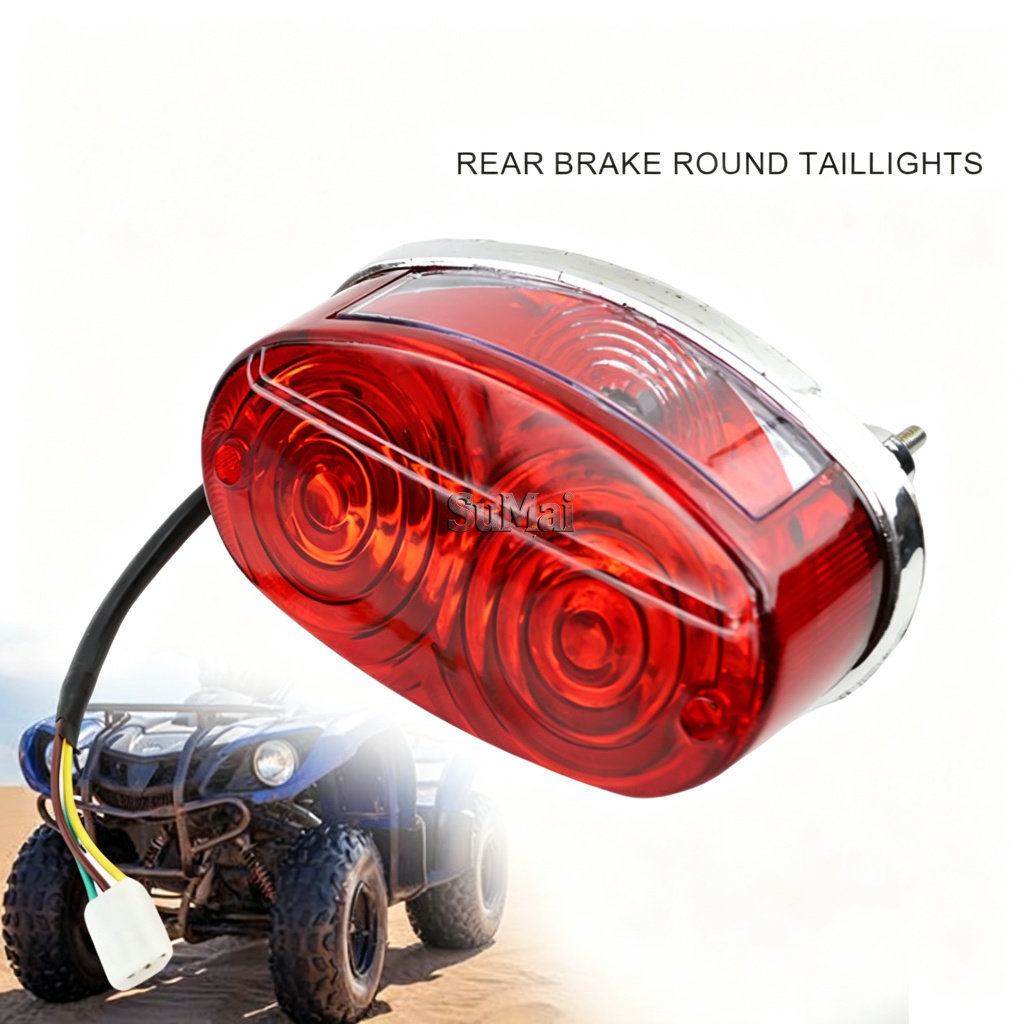 Atv Four-Wheel Beach Vehicle Go-Kart Accessories Big Bull Rear Tail Light Big Dinosaur Night Driving Light Brake Light