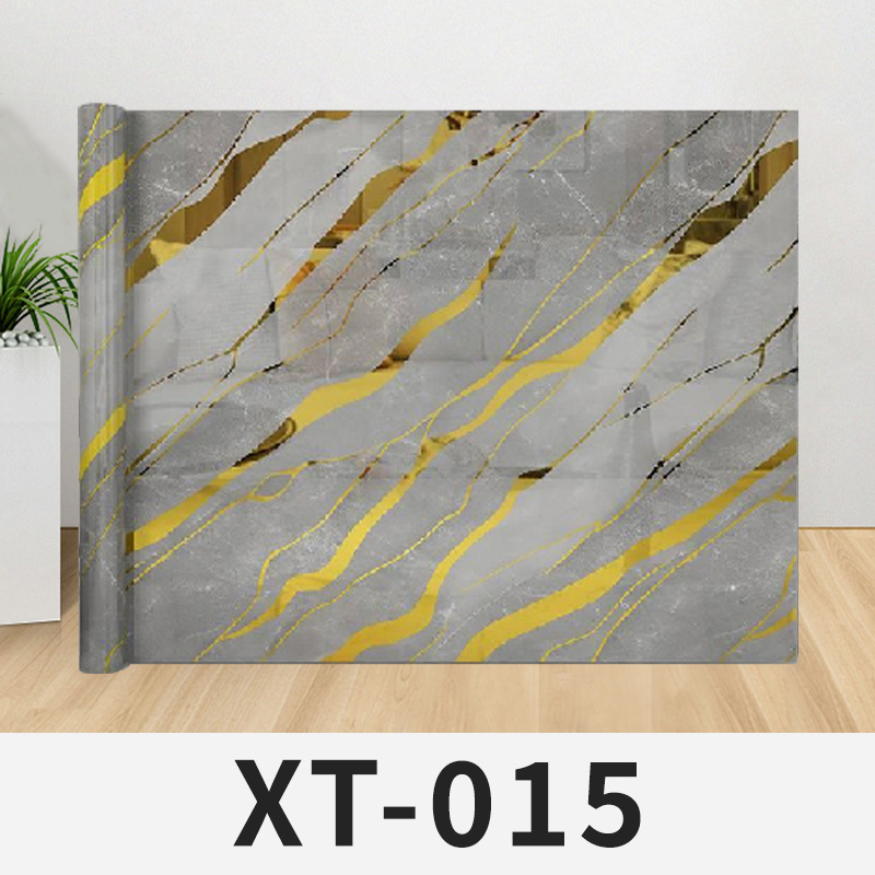 Papel pintado de mármol autoadhesivo a prueba de humedad fondo pegatinas de pared decoración de pared cerámica imitada pegatinas de pared estampadas PET