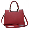 Red advanced shoulder bag, high-end