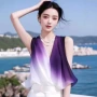 今年夏季无袖法式衬衫