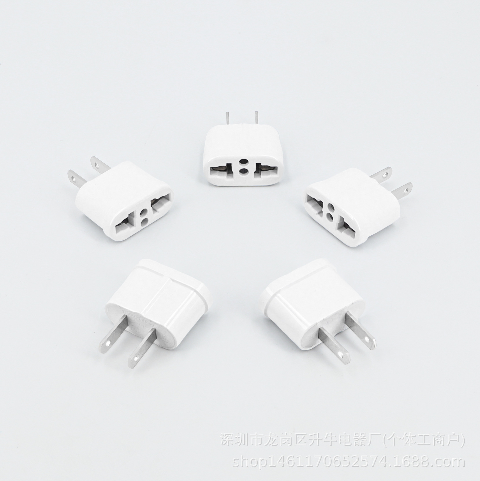 Fuente transfronteriza enchufe de conversión de cobre blanco convertidor especial para viajes EE.UU. Canadá México