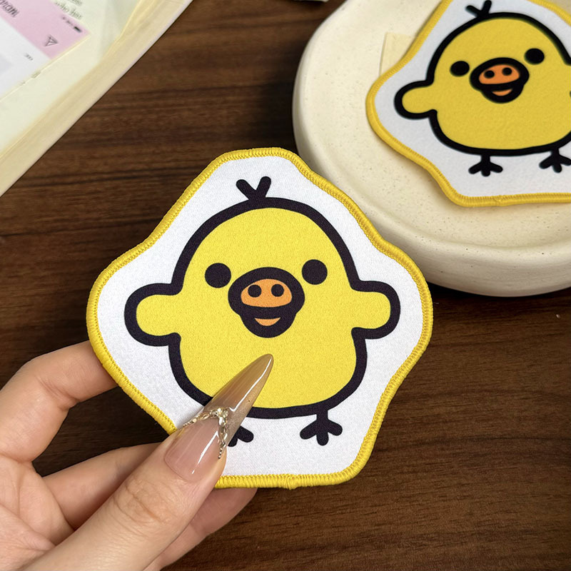 New cute Rilakkuma nose chicken full-body magic sticker hairpin, Japanese versatile girly style side bangs hair accessory