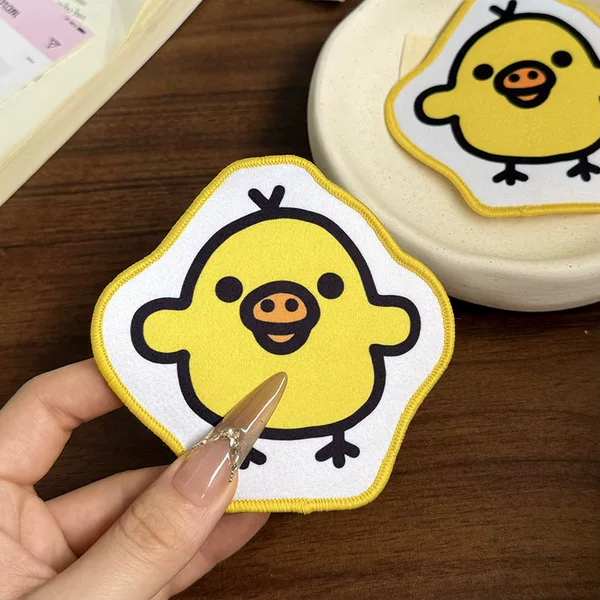 New cute Rilakkuma nose chicken full-body magic sticker hairpin, Japanese versatile girly style side bangs hair accessory